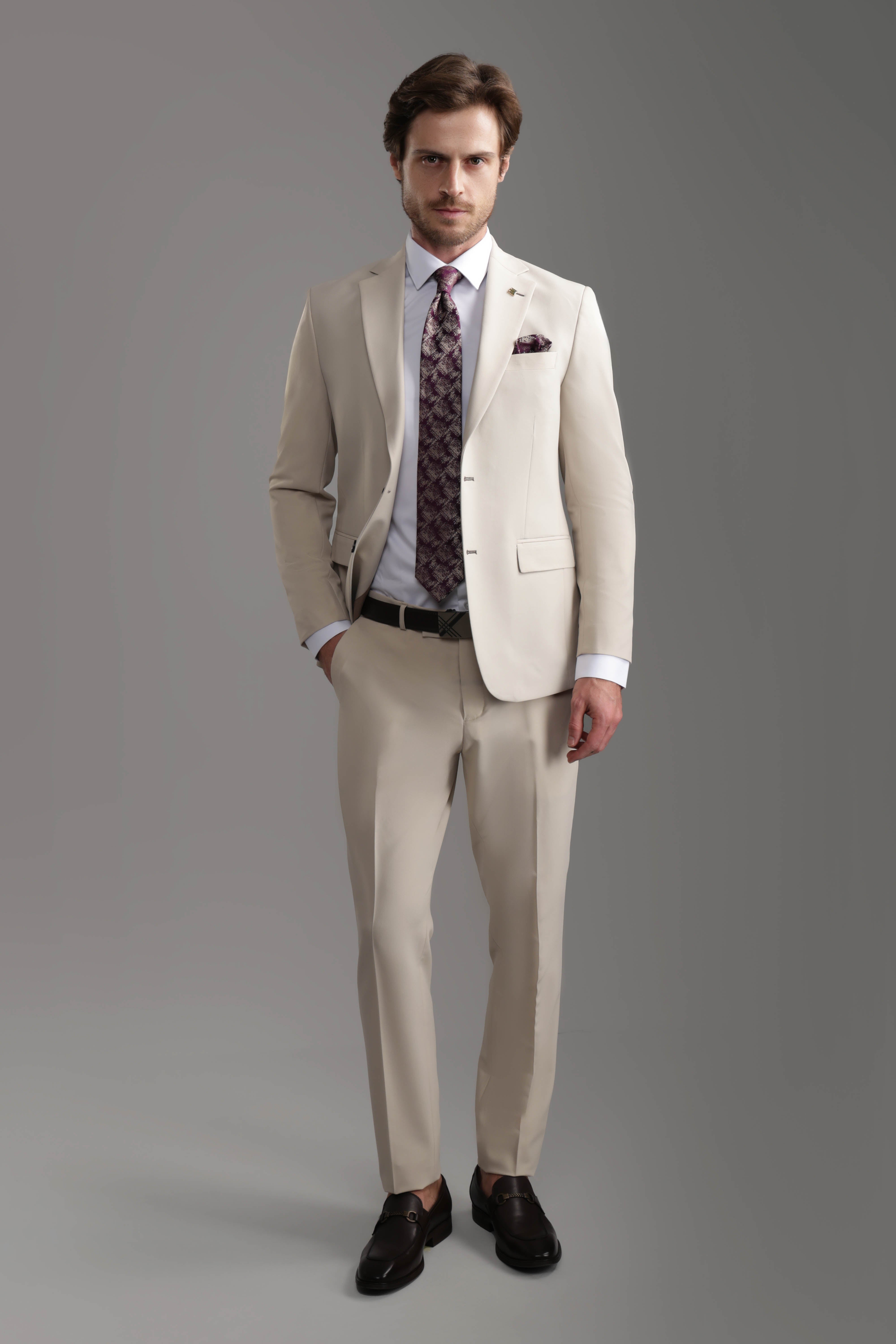Light Beige Suit