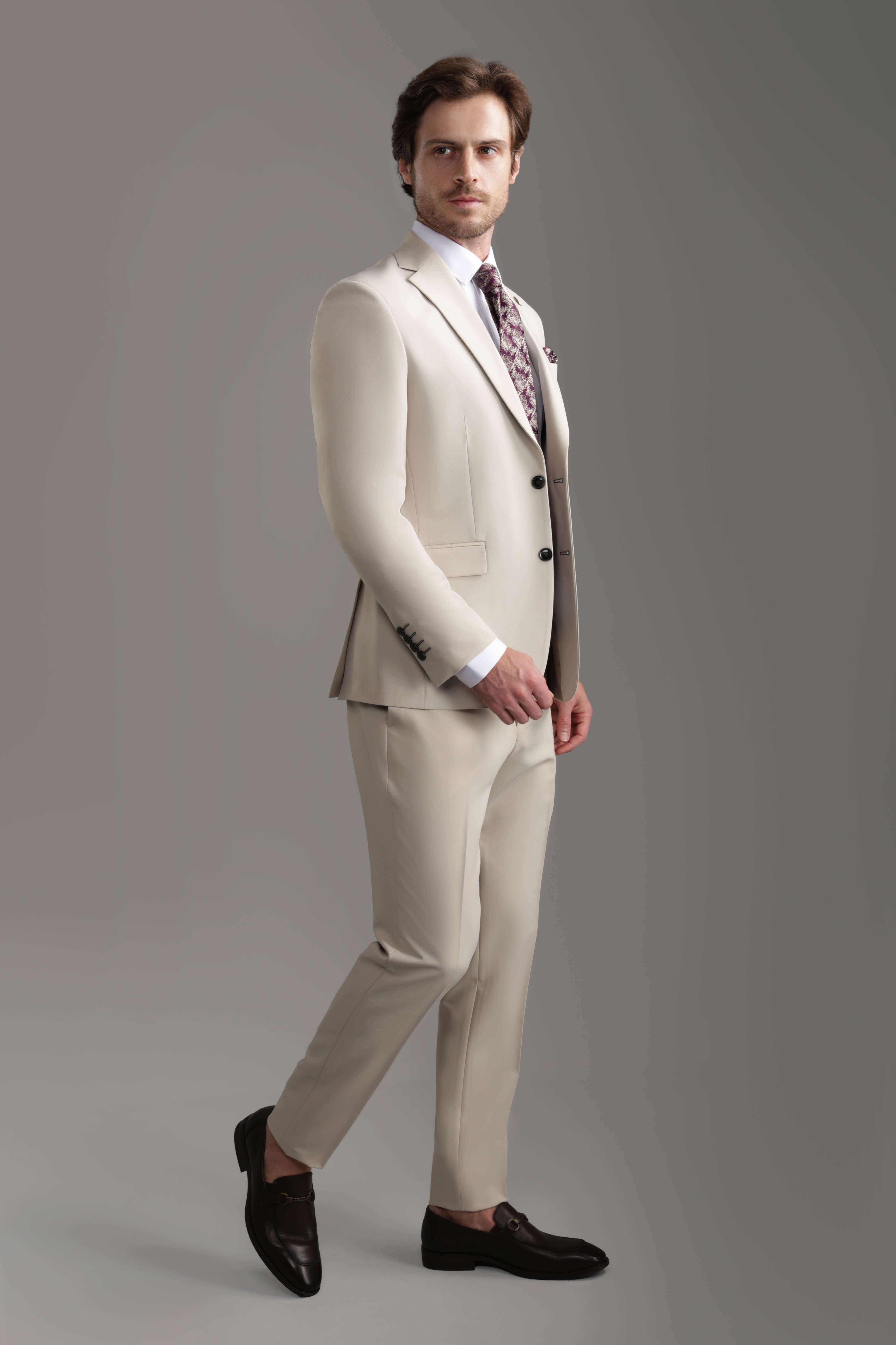 Light Beige Suit