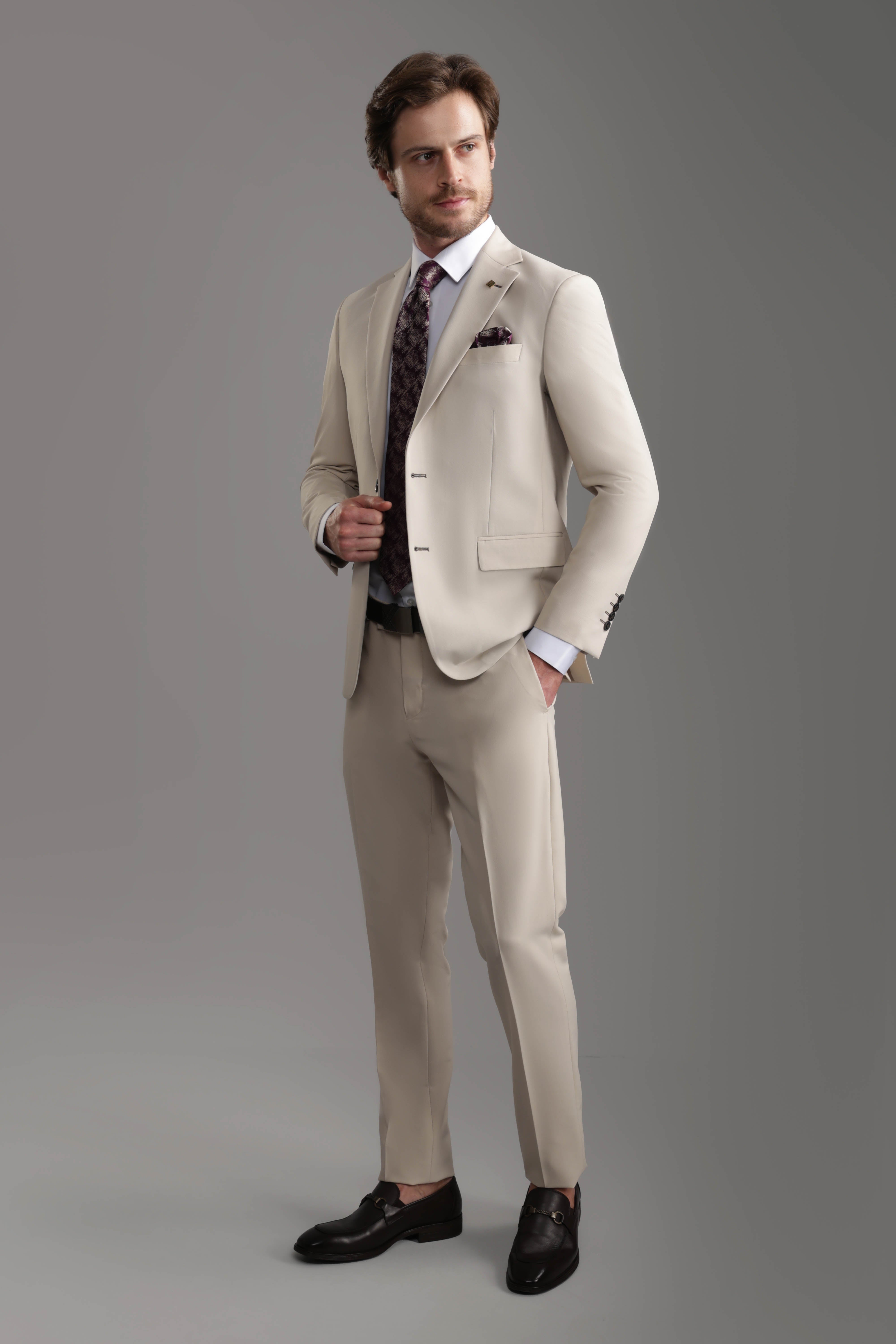 Light Beige Suit