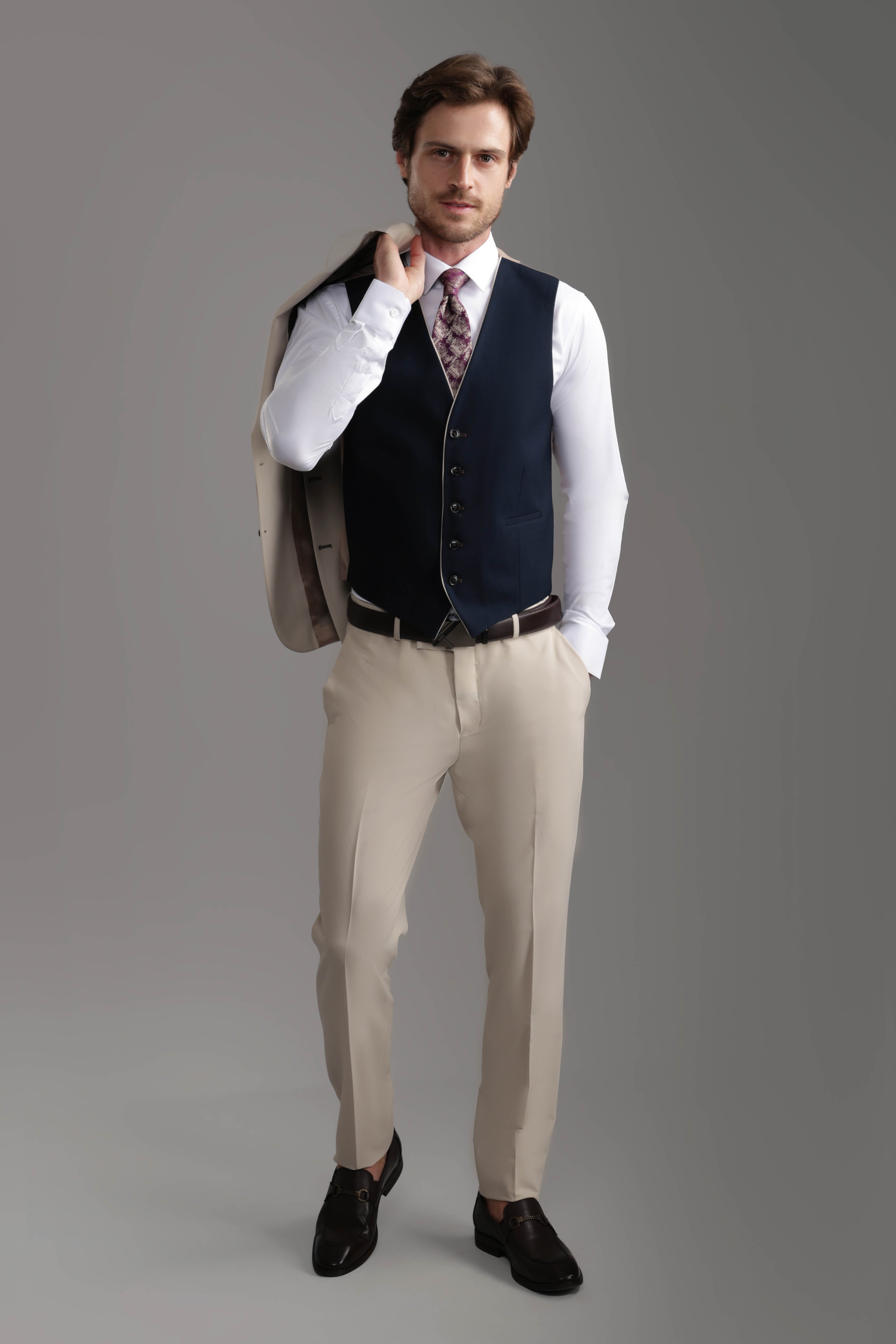 Light Beige Suit