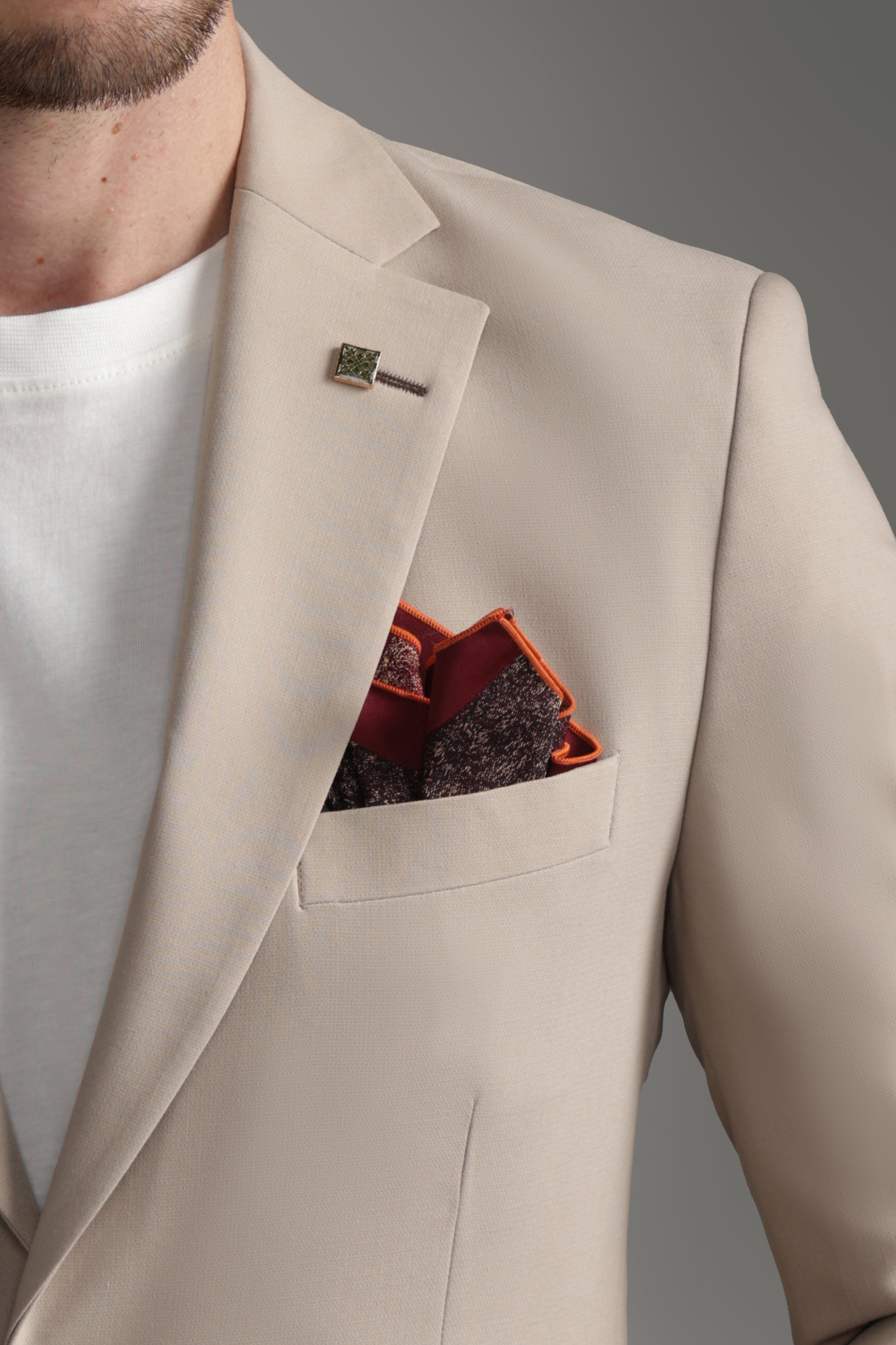 Beige Suit