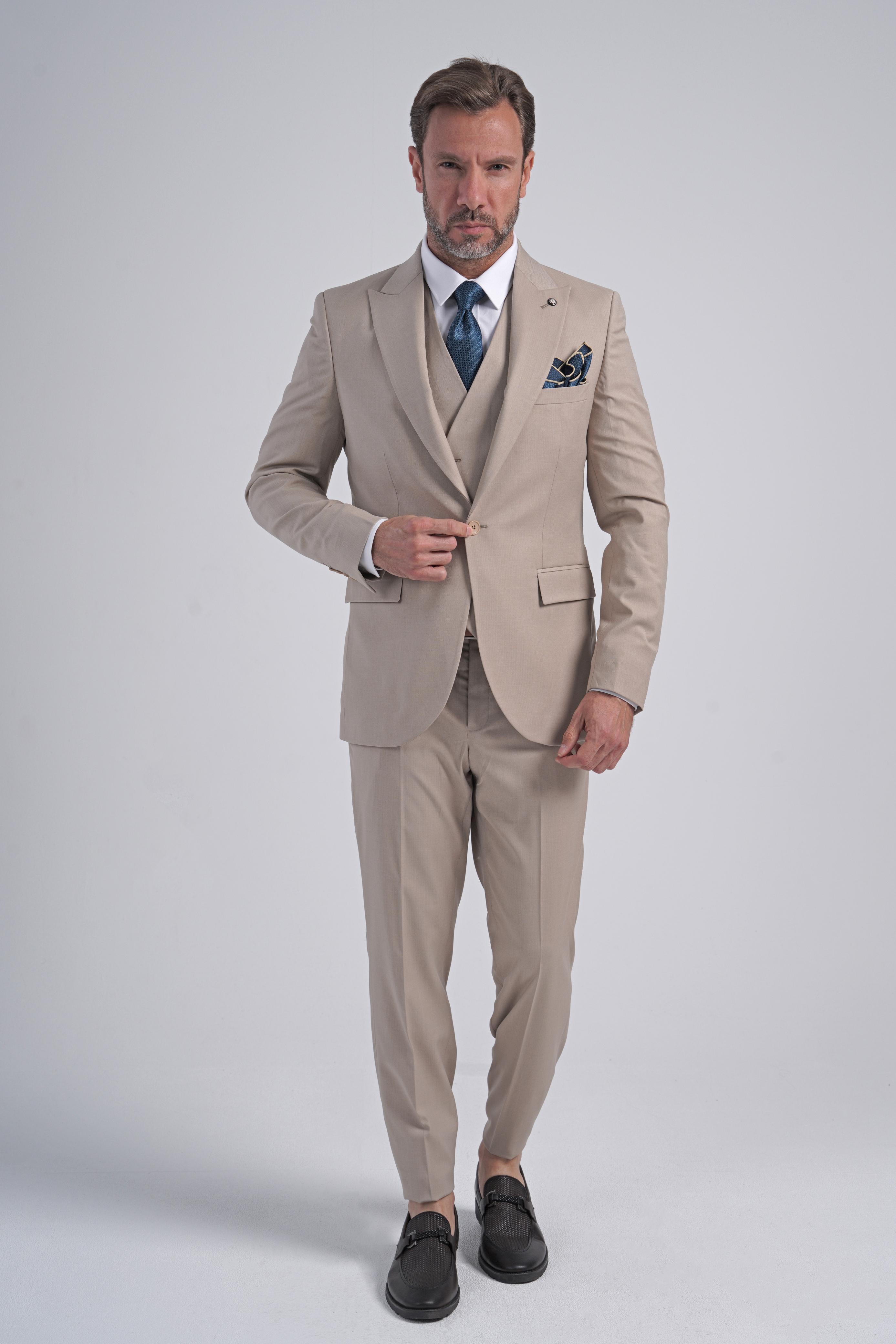 Beige Suit